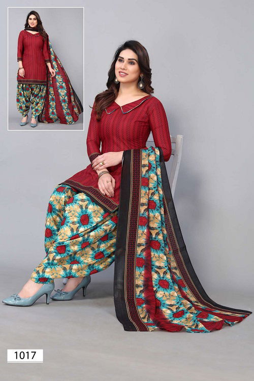 Patiyala Special 1002 Regular Wear Wholesale Cotton Dress Material